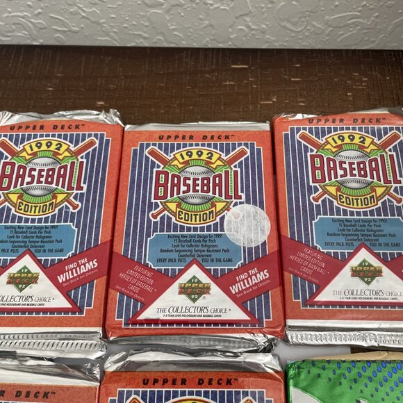 Wax Packs 12 Pack Lot Baseball Cards Vintage - Picture 4 of 7